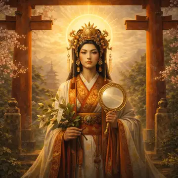 Kunstwerk: Amaterasu (Japanisch) - Götterserie Galerie