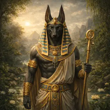 Kunstwerk: Anubis (Ägyptisch) - Götterserie Galerie