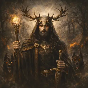 Kunstwerk: Arawn (Keltisch) - Götterserie Galerie