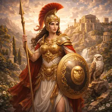 Kunstwerk: Athena (Griechisch) - Götterserie Galerie