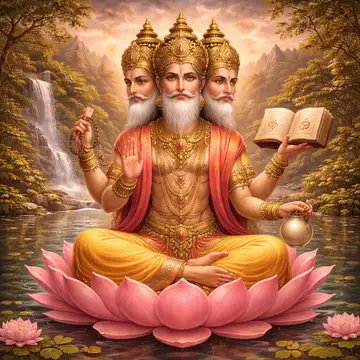 Kunstwerk: Brahma (Hinduistisch) - Götterserie Galerie
