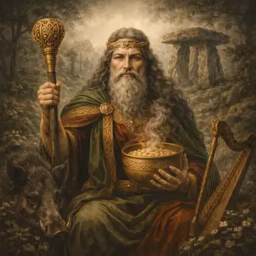 Kunstwerk: Dagda (Keltisch) - Götterserie Galerie