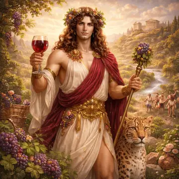Kunstwerk: Dionysos (Griechisch) - Götterserie Galerie