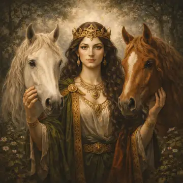 Kunstwerk: Epona (Keltisch) - Götterserie Galerie
