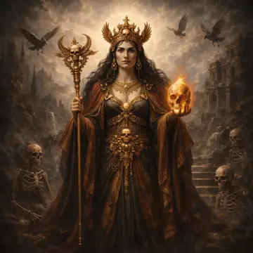 Kunstwerk: Ereshkigal (Mesopotamisch) - Götterserie Galerie