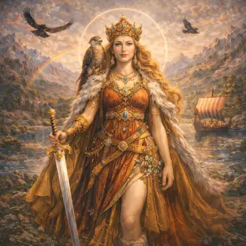 Kunstwerk: Freya (Nordisch) - Götterserie Galerie