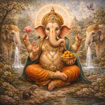 Kunstwerk: Ganesha (Hinduistisch) - Götterserie Galerie