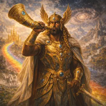 Kunstwerk: Heimdall (Nordisch) - Götterserie Galerie