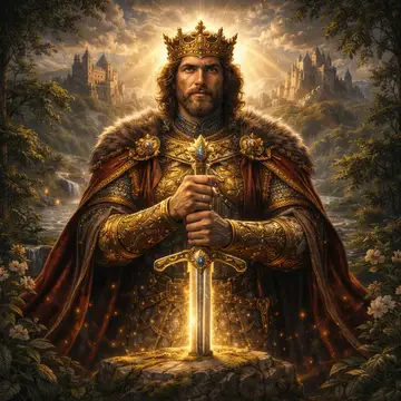 Kunstwerk: King Arthur (Artus-Saga) - Götterserie Galerie