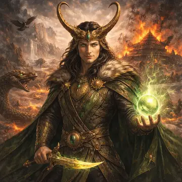 Kunstwerk: Loki (Nordisch) - Götterserie Galerie