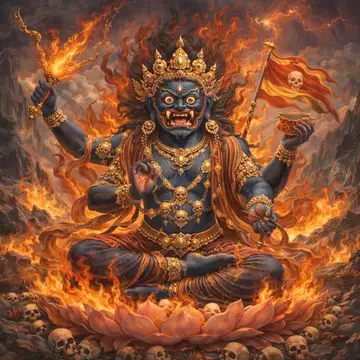 Kunstwerk: Mahakala (Tibetische) - Götterserie Galerie