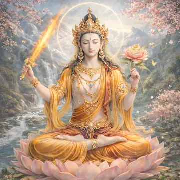 Kunstwerk: Manjushri (Tibetische) - Götterserie Galerie