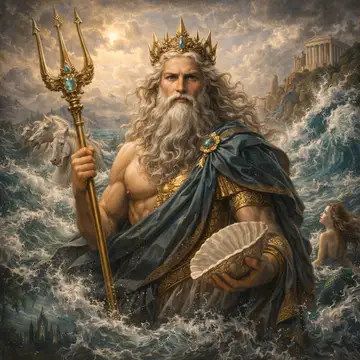 Kunstwerk: Neptun (Römisch) - Götterserie Galerie