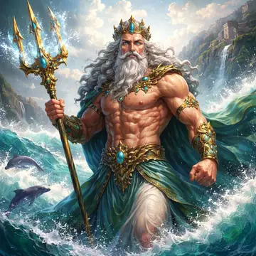 Kunstwerk: Poseidon (Griechisch) - Götterserie Galerie