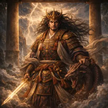 Kunstwerk: Susanoo (Japanisch) - Götterserie Galerie