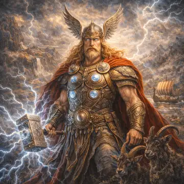 Kunstwerk: Thor (Nordisch) - Götterserie Galerie