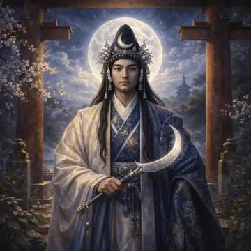 Kunstwerk: Tsukiyomi (Japanisch) - Götterserie Galerie