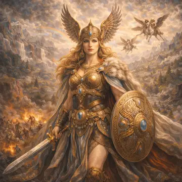 Kunstwerk: Valkyrie (Nordisch) - Götterserie Galerie